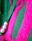 Pull maille à capuche