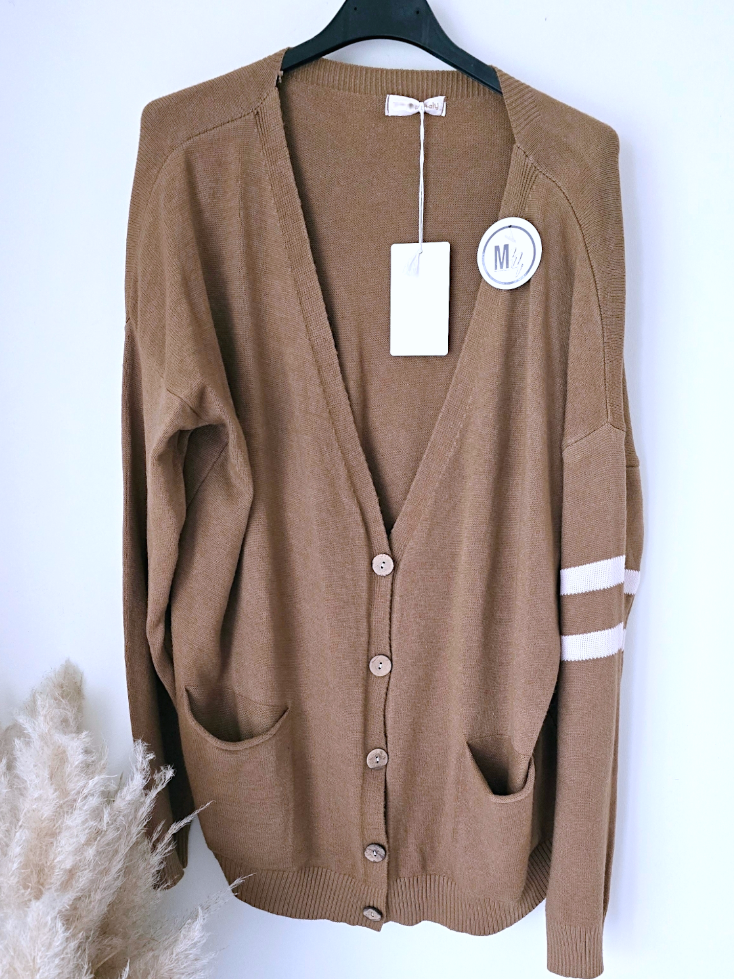 Cardigan long esprit militaire