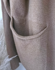 Cardigan long esprit militaire