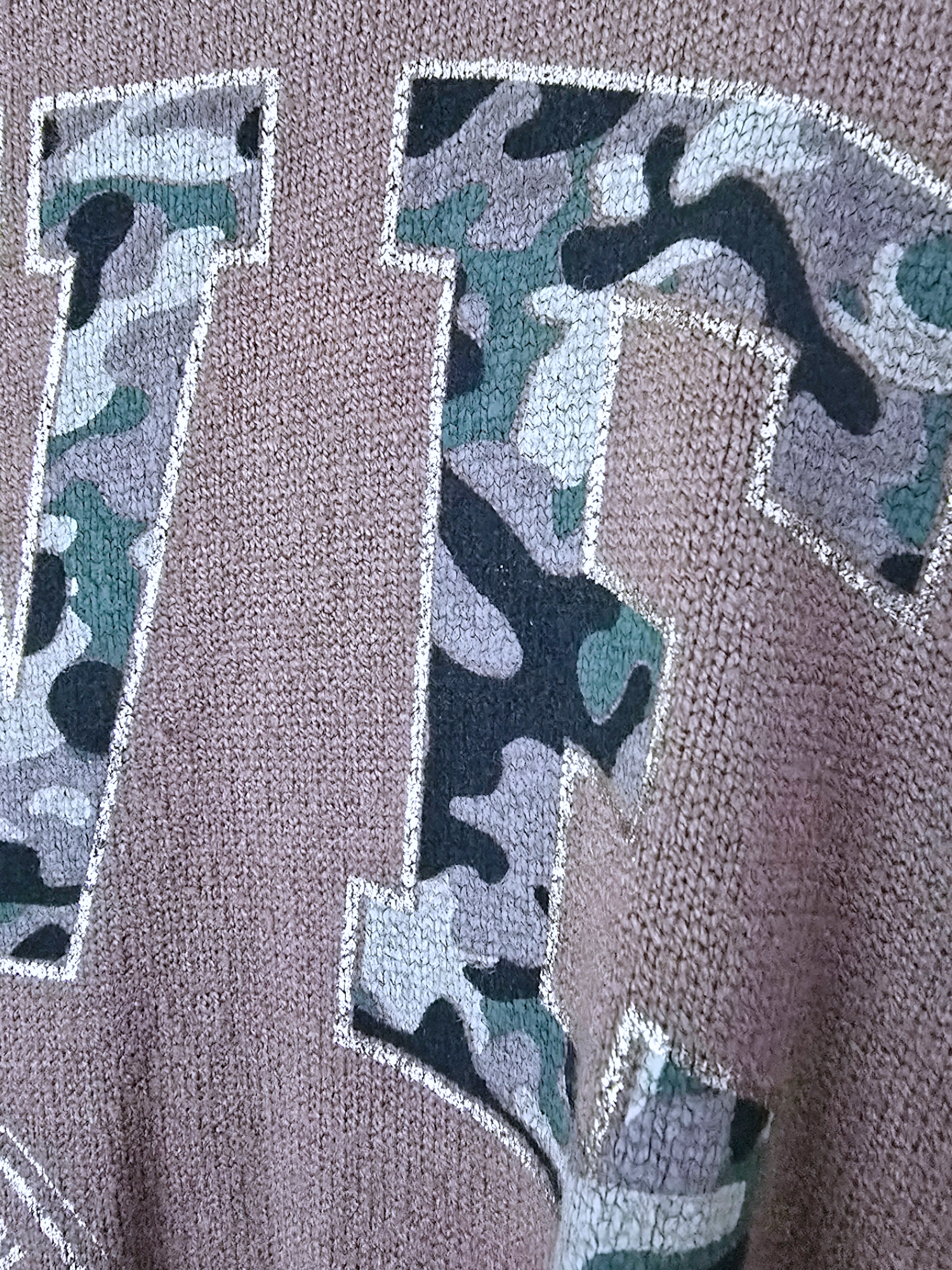 Cardigan long esprit militaire