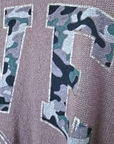 Cardigan long esprit militaire