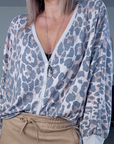 Cardigan double sens