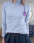 Pull col cheminé