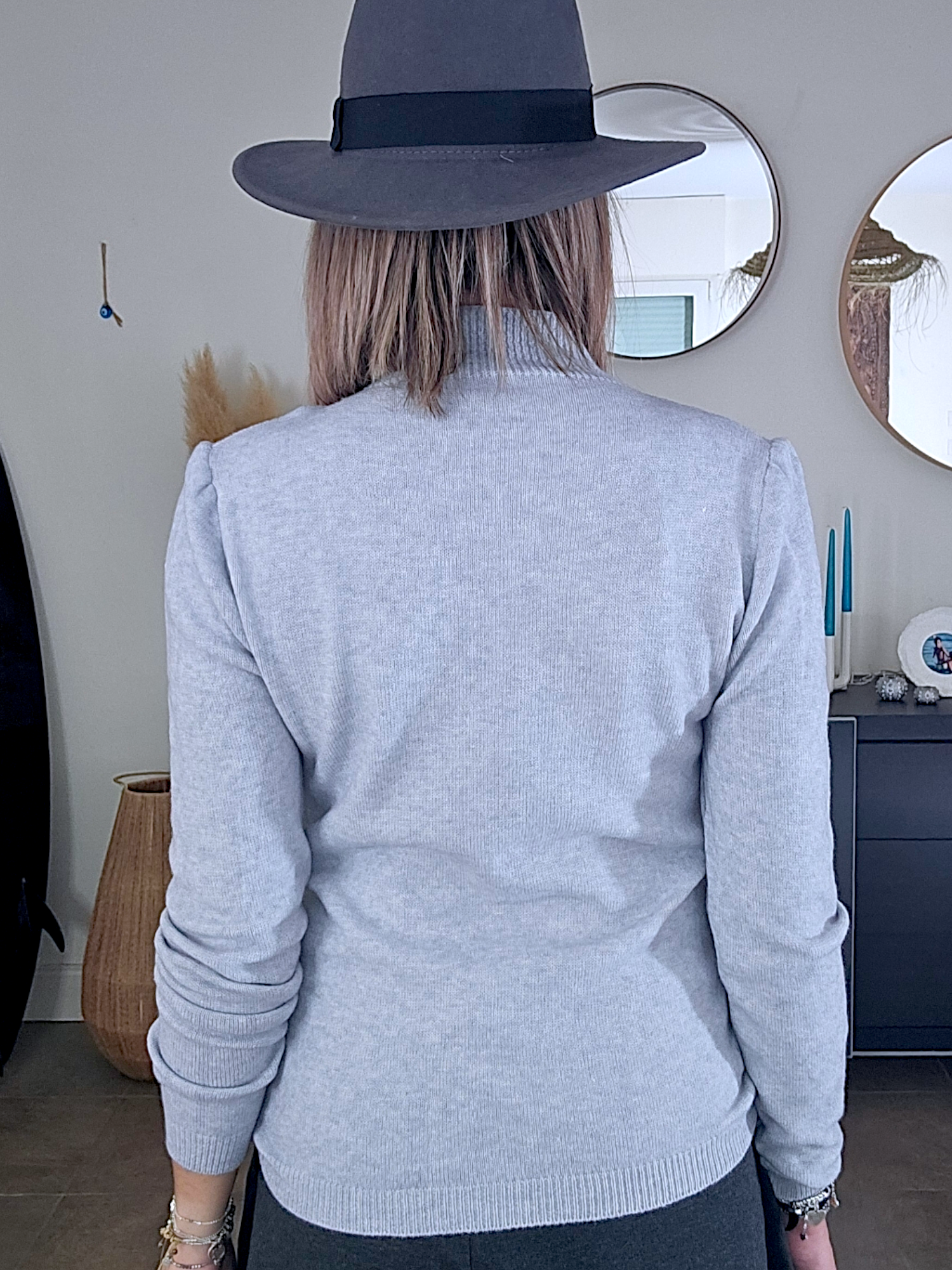 Pull col cheminé