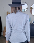 Pull col cheminé