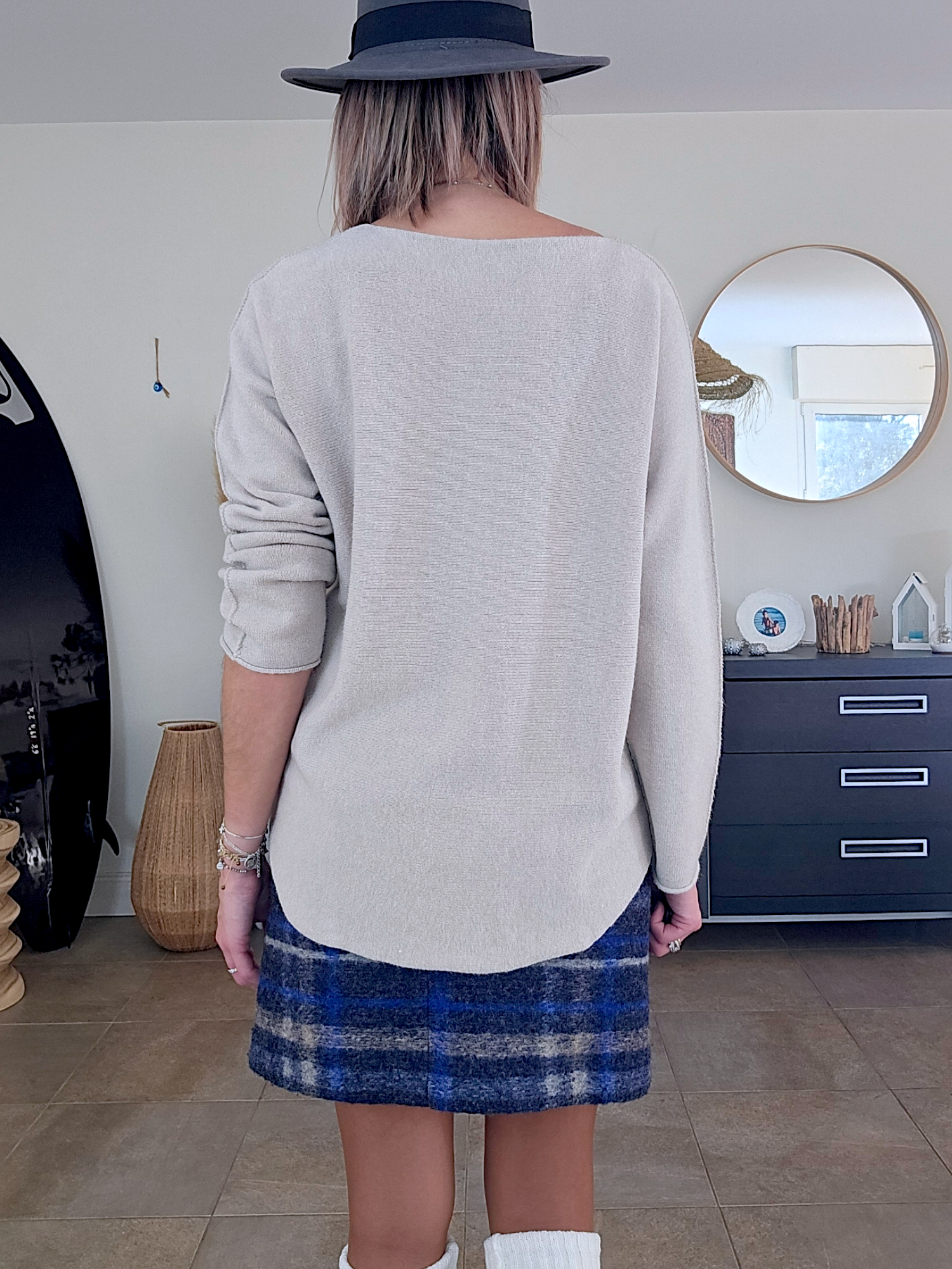 Pull col en V