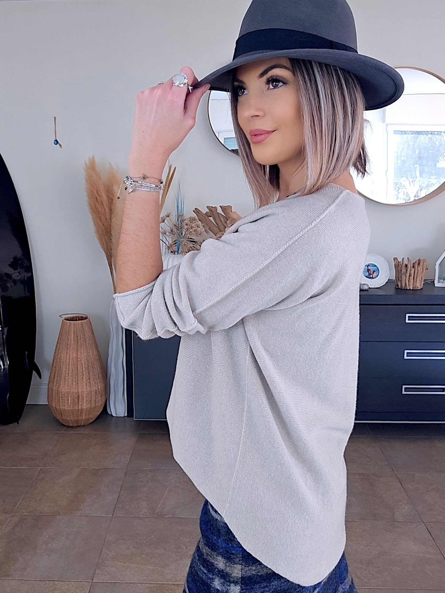 Pull col en V