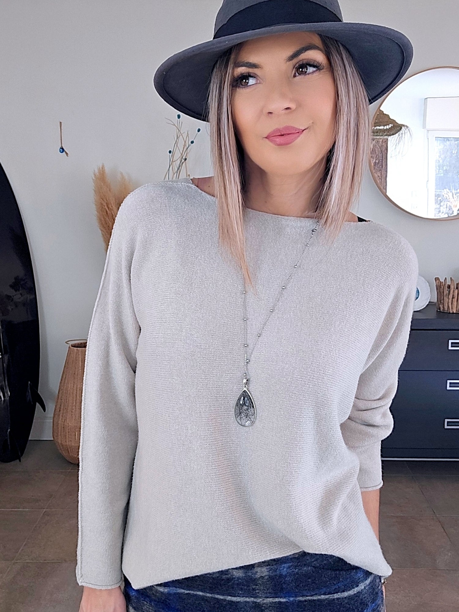 Pull col en V
