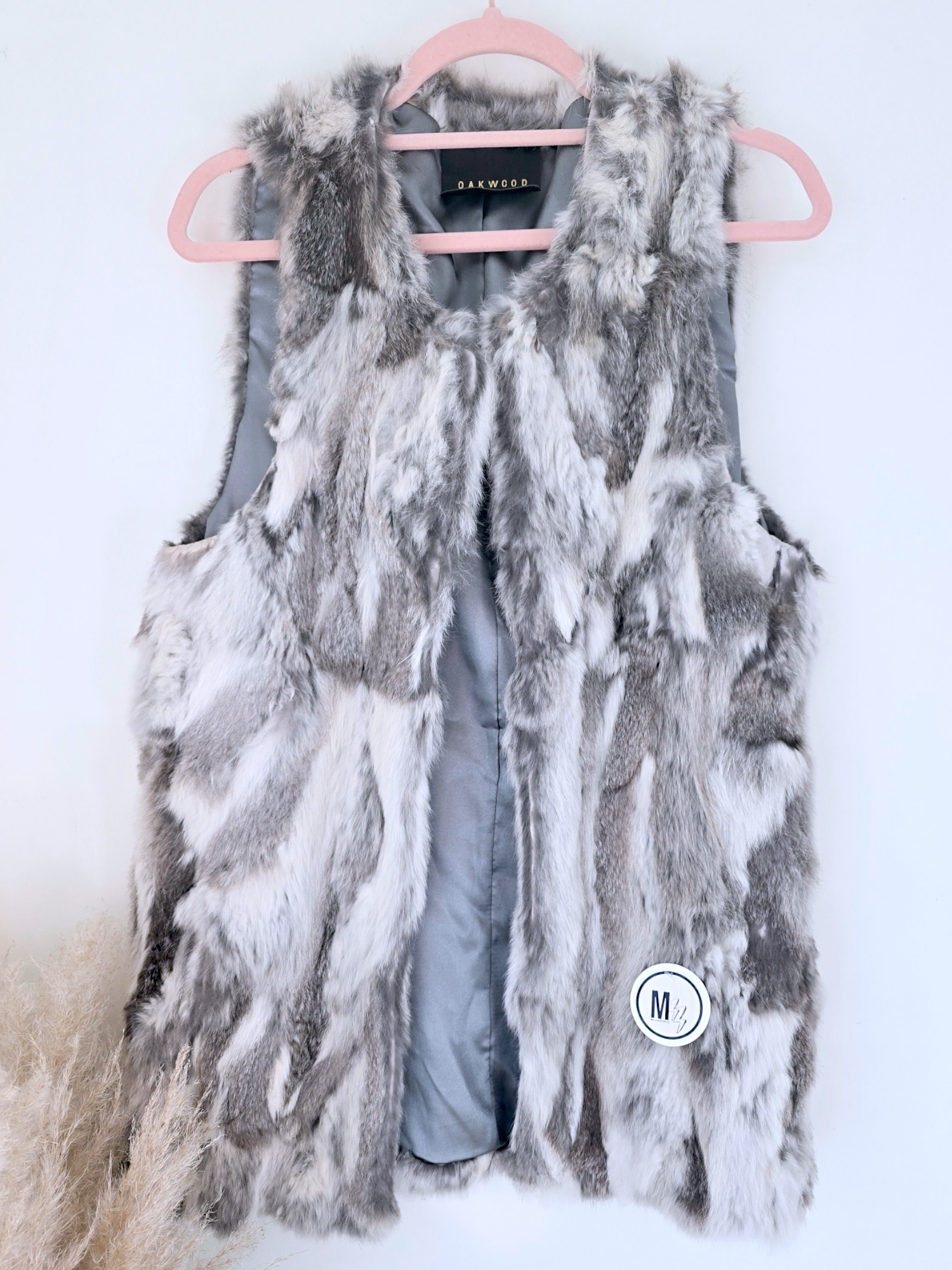 Veste fourrure sans manche