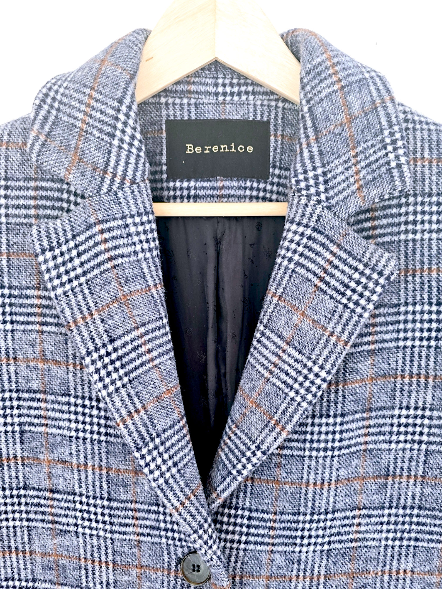 Manteau à carreaux