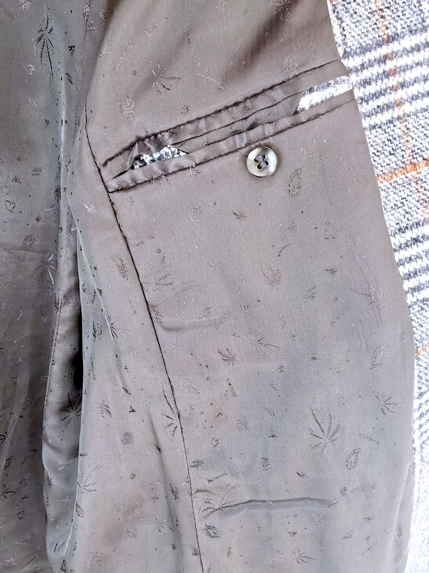 Manteau à carreaux