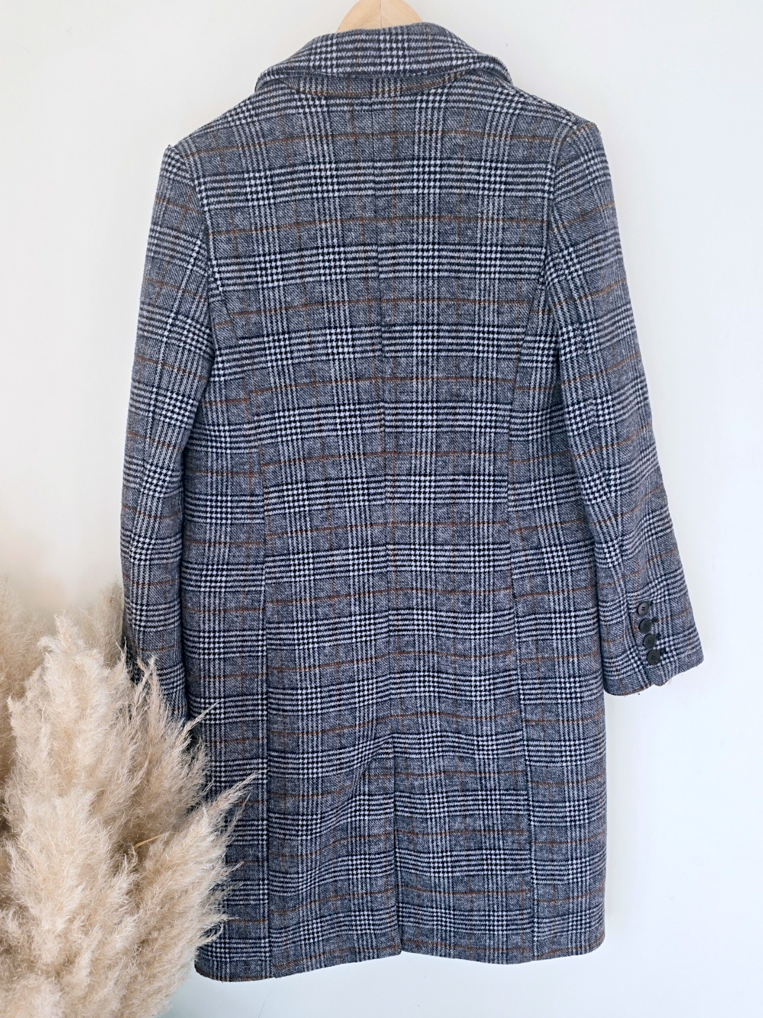 Manteau à carreaux