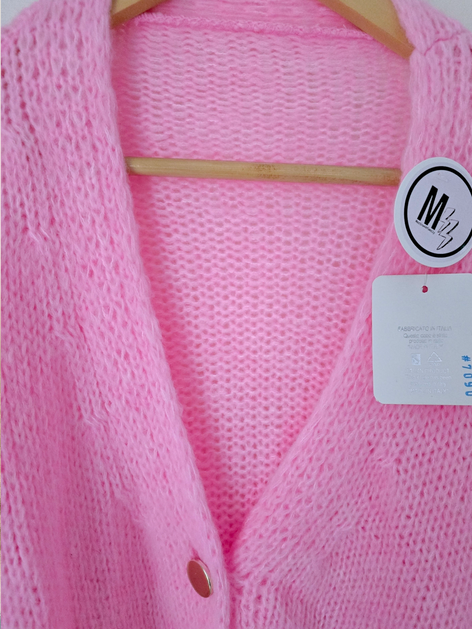 Cardigan bonbon double sens