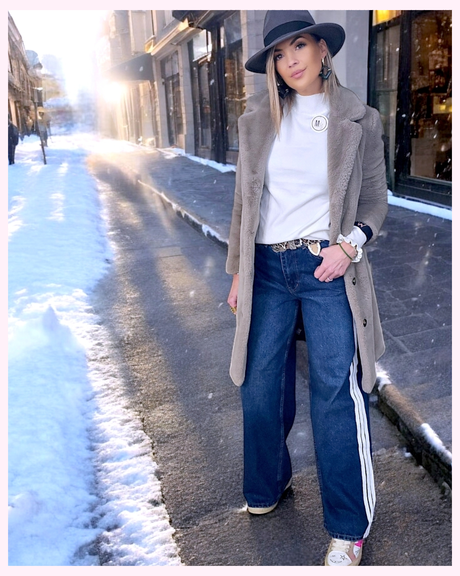 Manteau fausse fourrure
