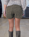 Jupe-short velours