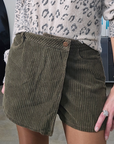 Jupe-short velours