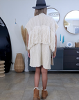 Gilet à franges