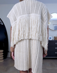 Gilet à franges