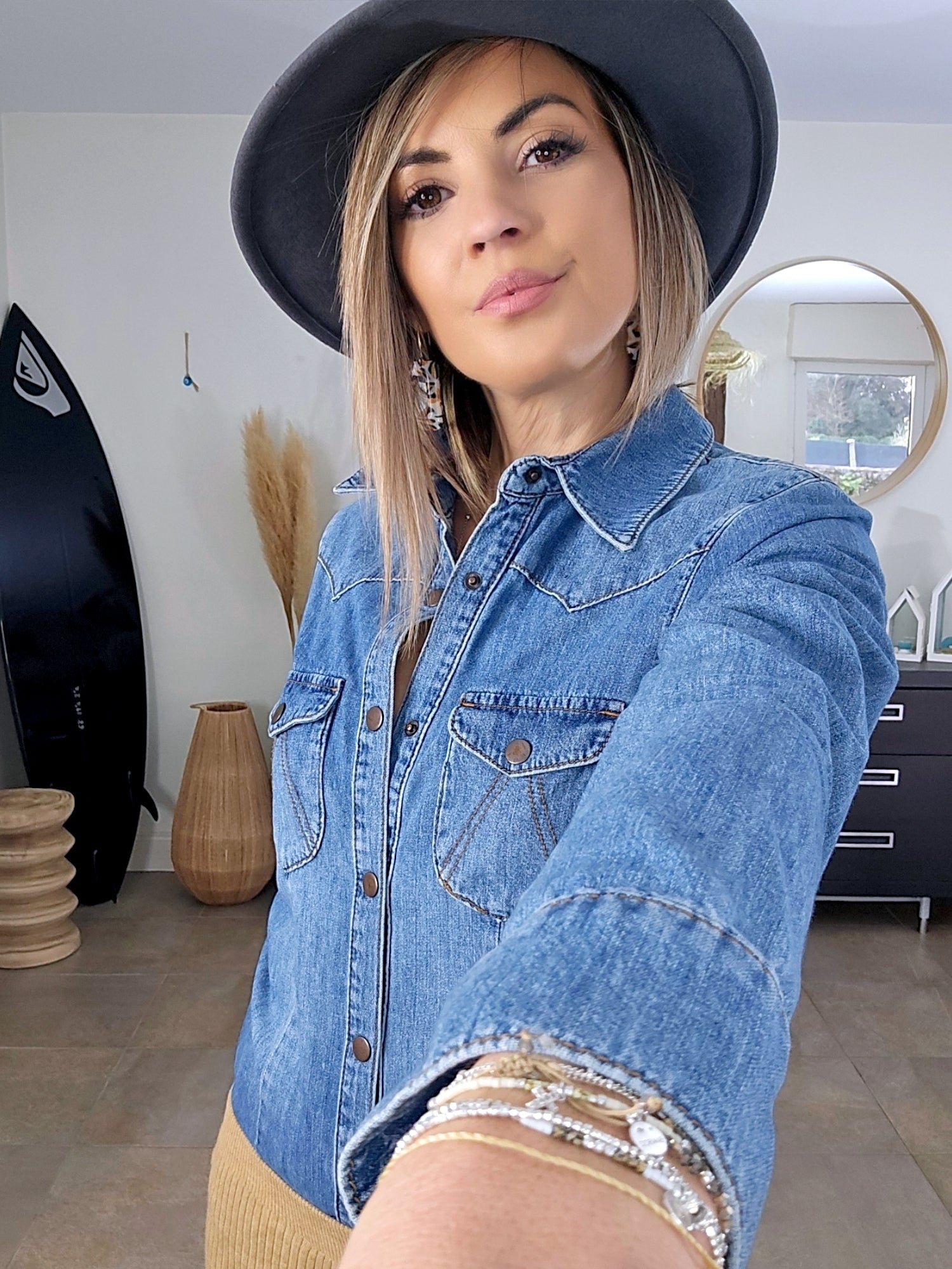 Chemise denim