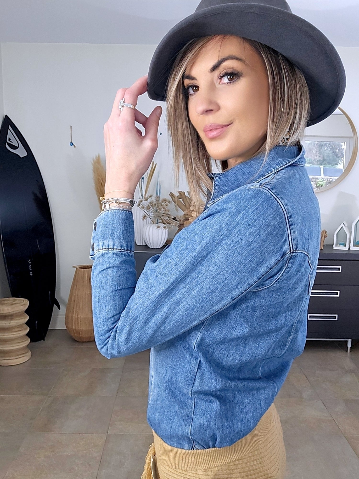 Chemise denim
