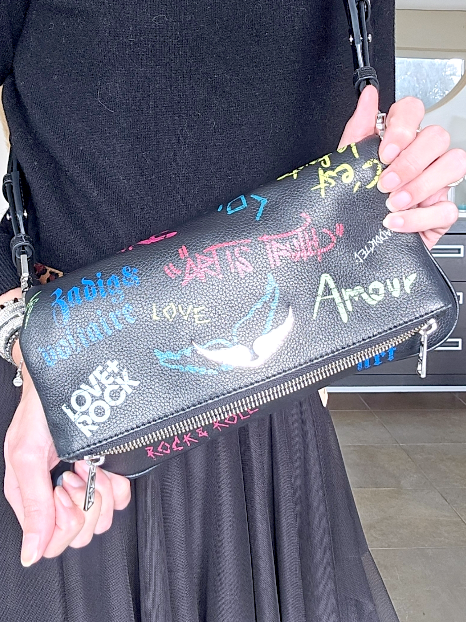 Sac cuir tags