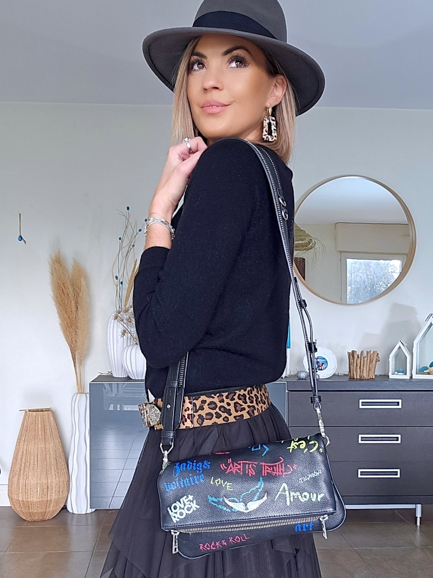 Sac cuir tags