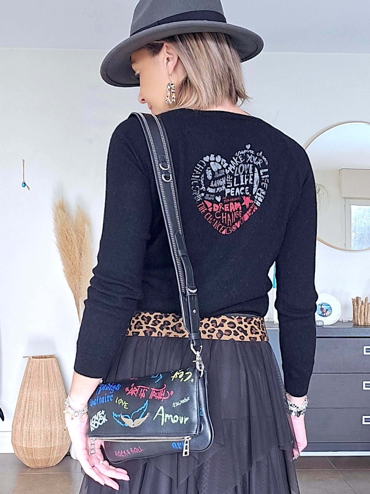 Sac cuir tags