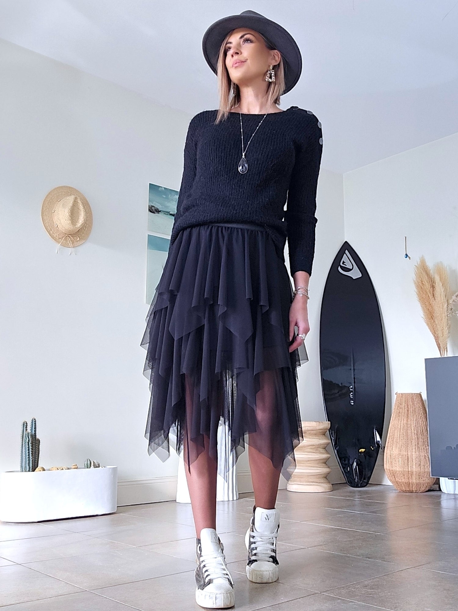 Pull Black à maille douce