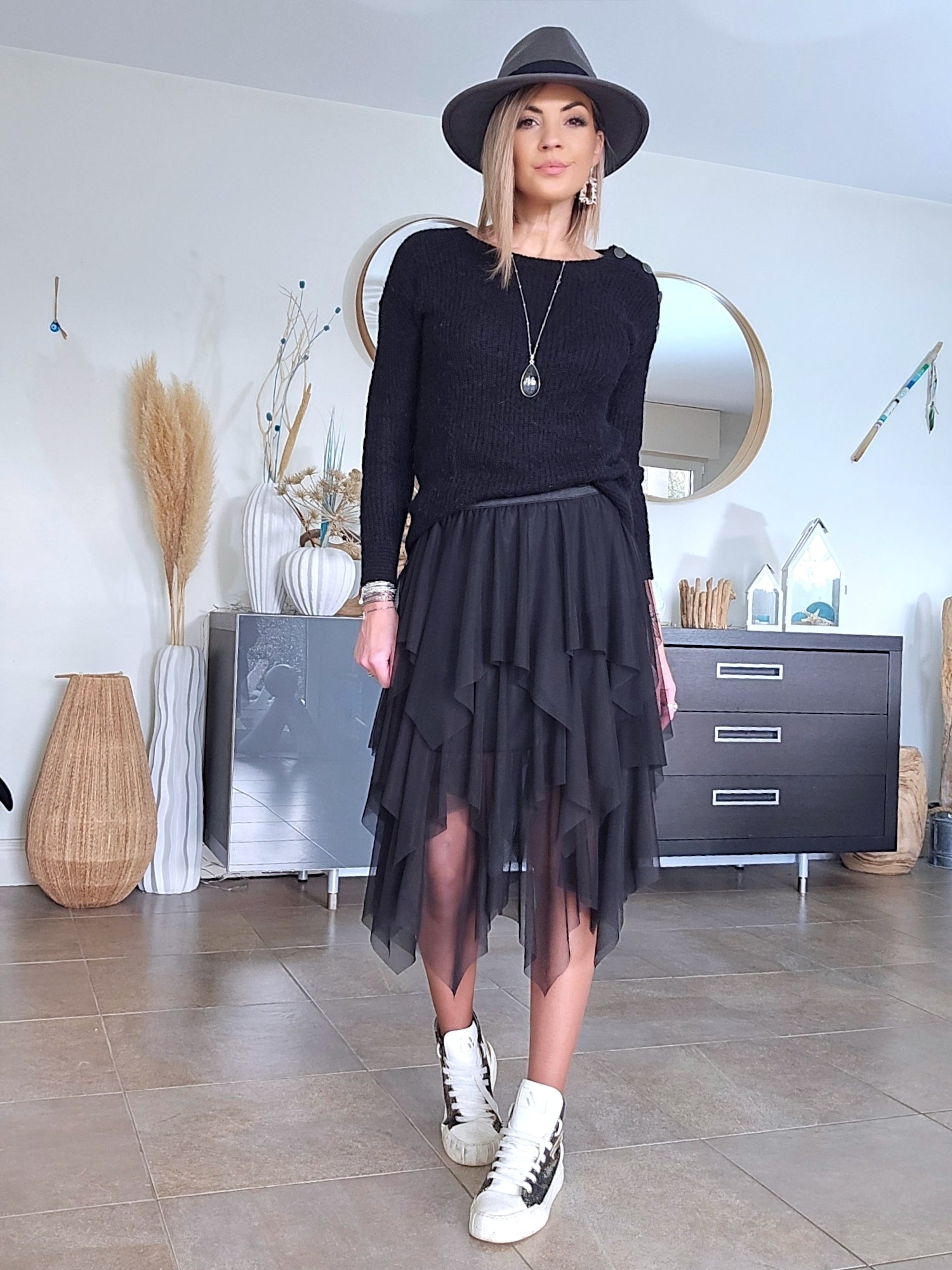 Pull Black à maille douce