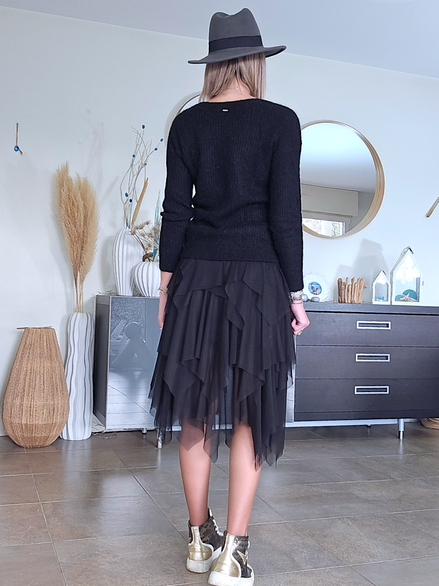 Pull Black à maille douce