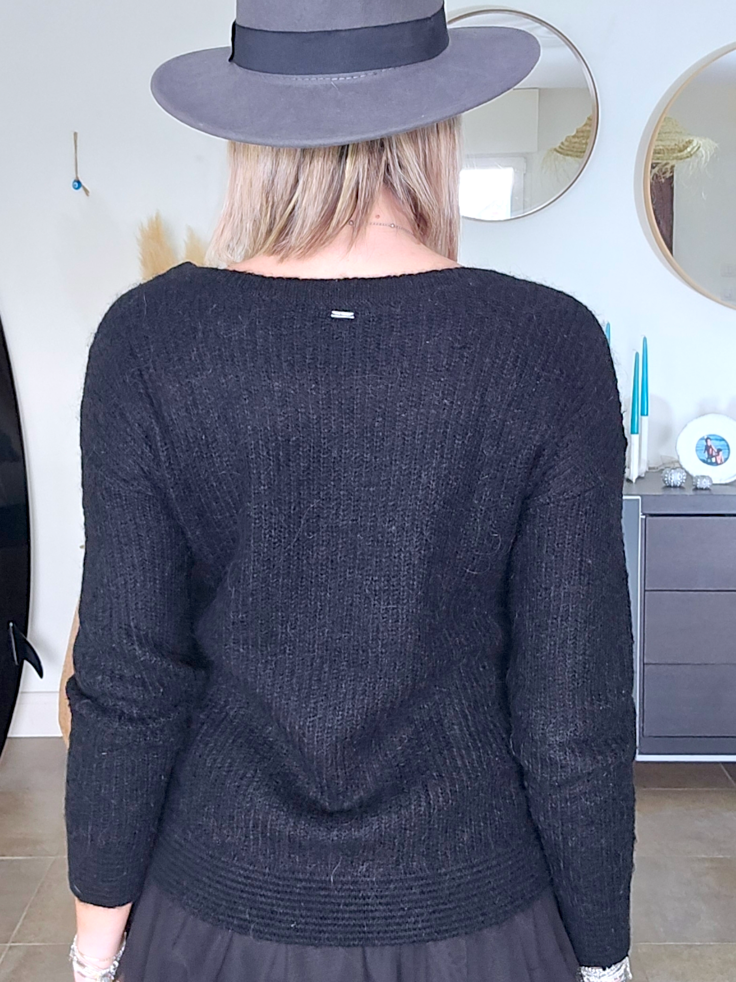 Pull Black à maille douce