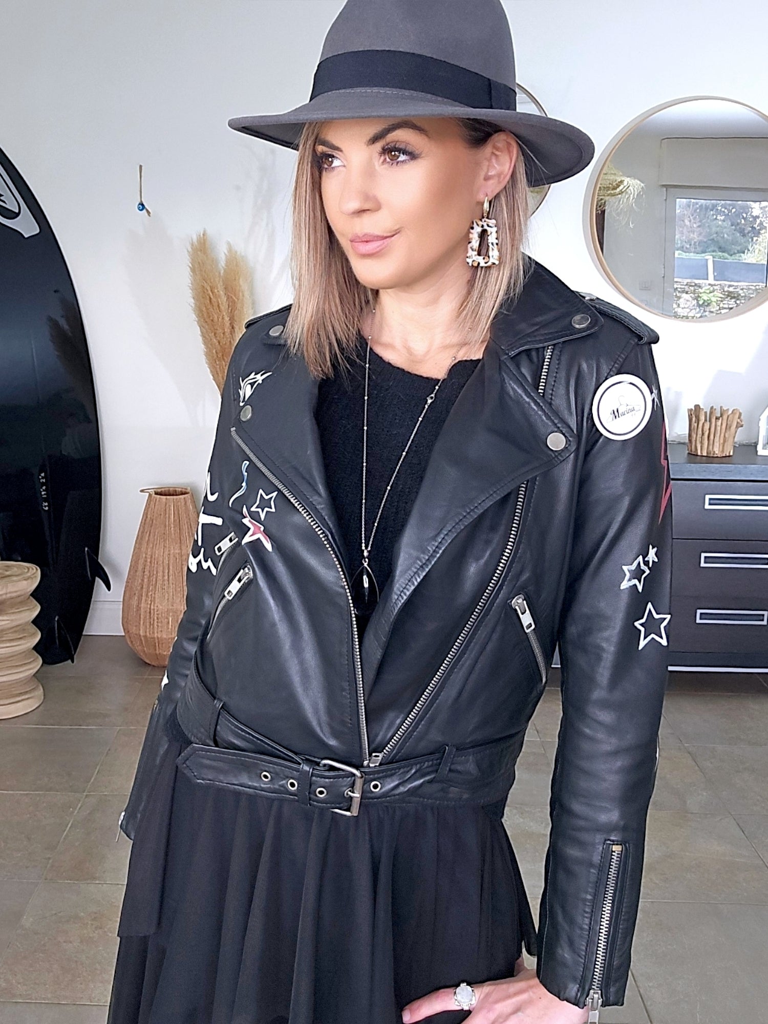 Perfecto cuir tags - 𝐌𝐚𝐫𝐢𝐧𝐚𝟒𝟒𝐟𝐚𝐦𝐢𝐥𝐲