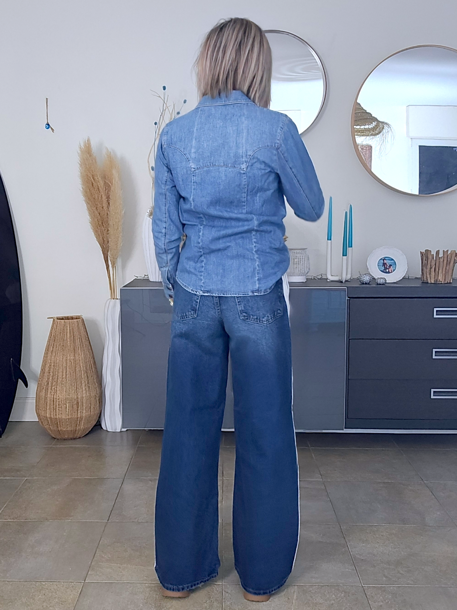 Chemise denim