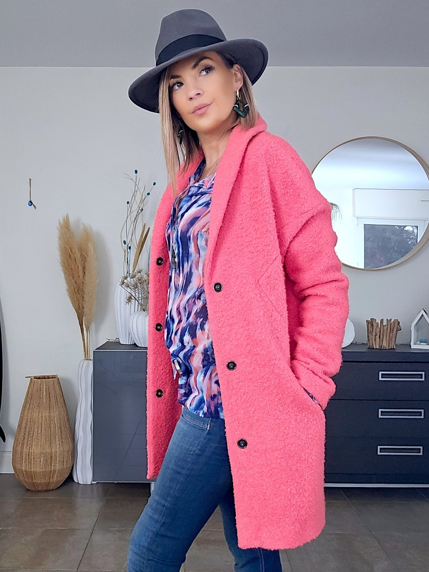 🔥Manteau bouclette