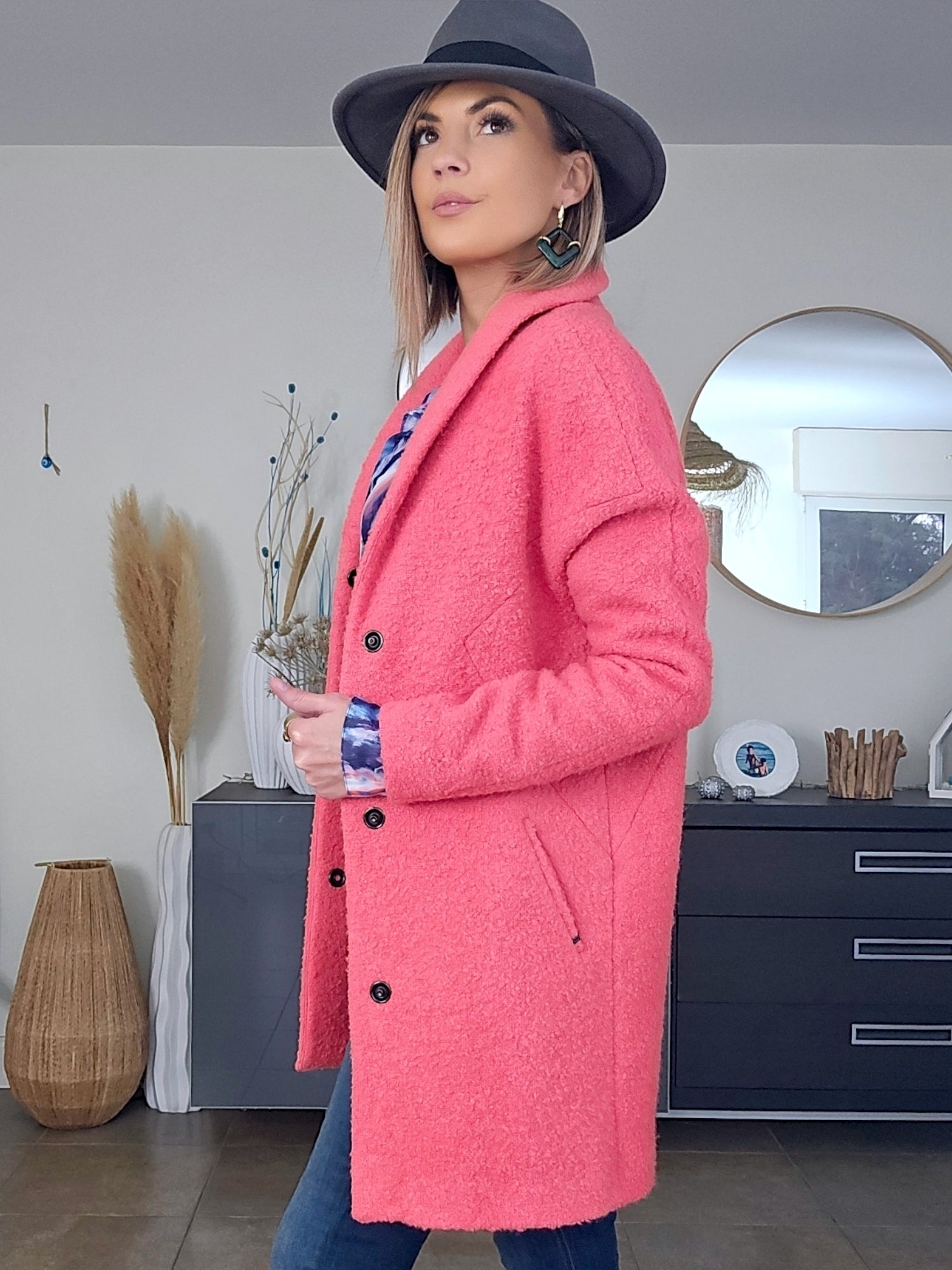 🔥Manteau bouclette
