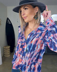 Chemise tye and dye