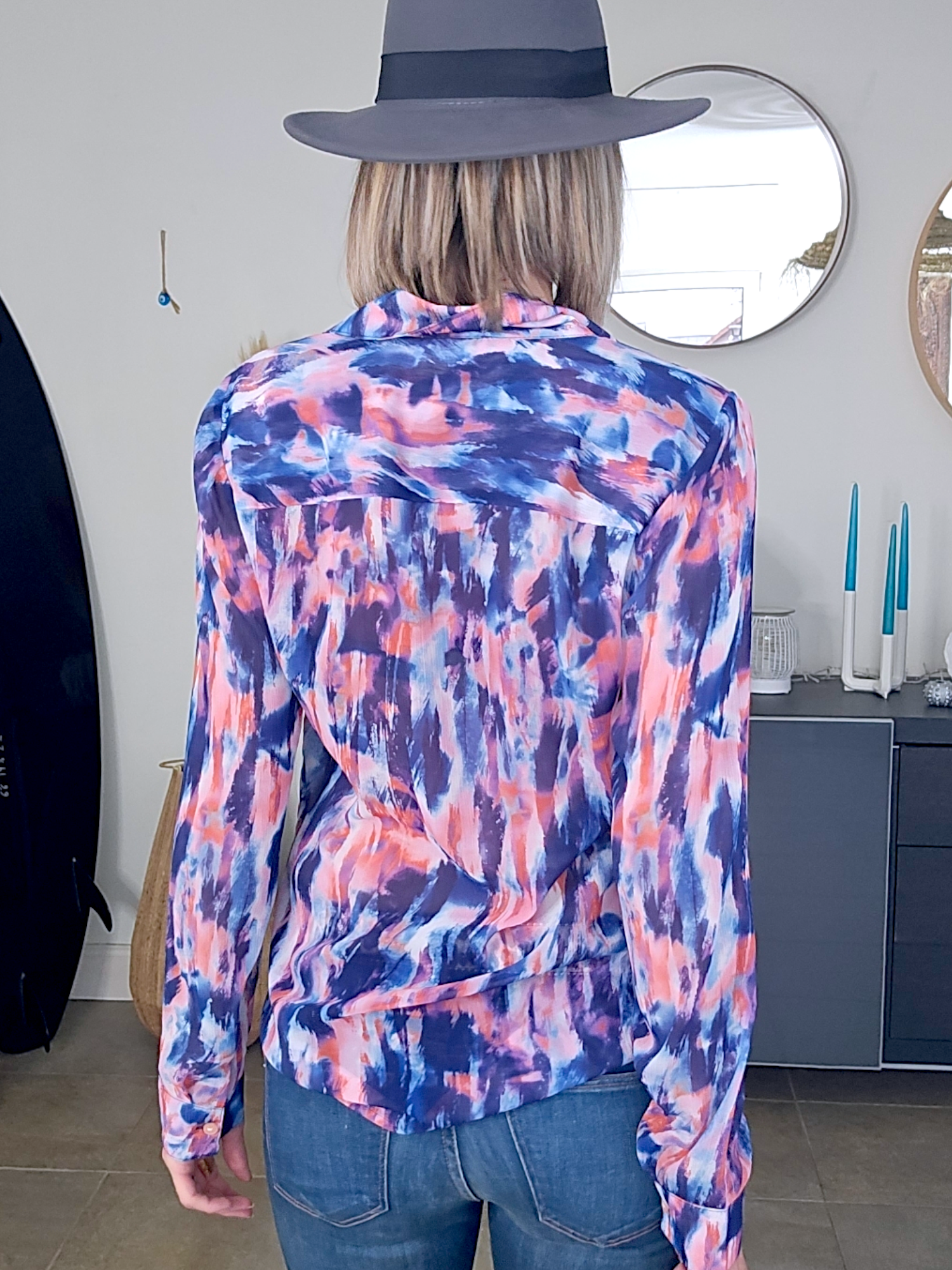 Chemise tye and dye