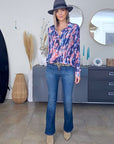 Chemise tye and dye