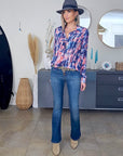 Chemise tye and dye