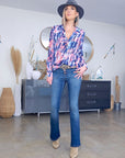 Chemise tye and dye