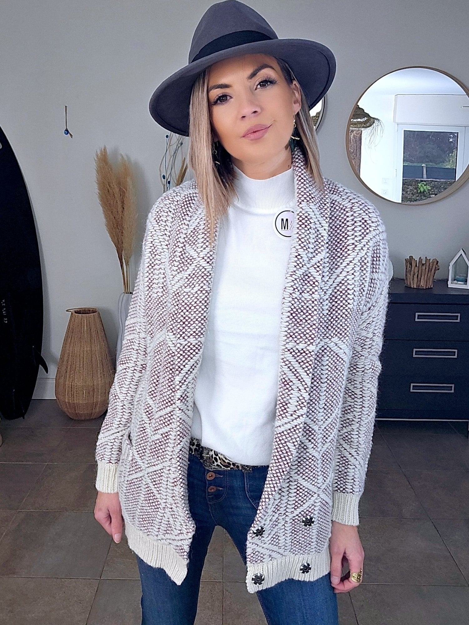 Pull chic col cheminé