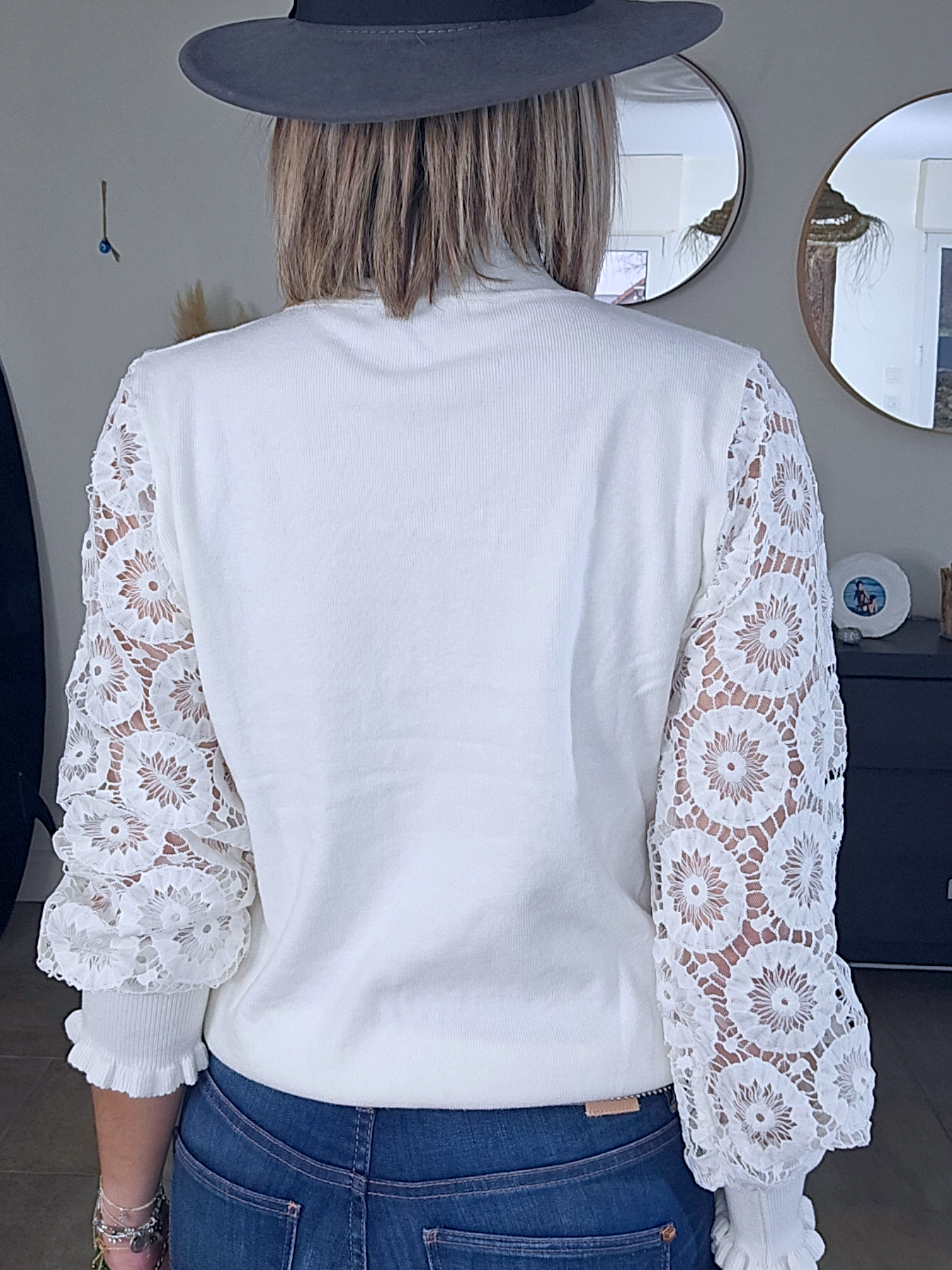 Pull chic col cheminé