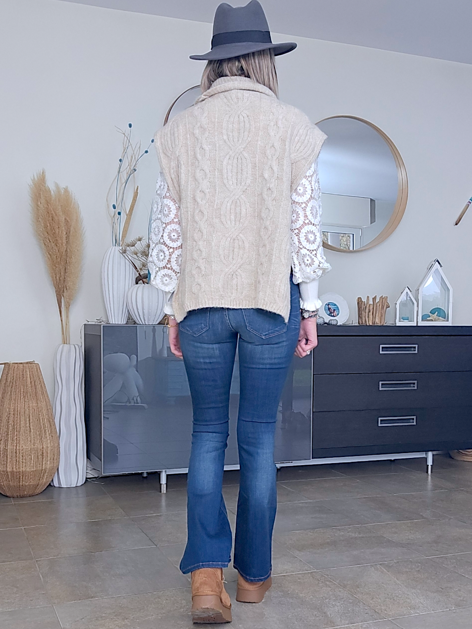 Pull sans manche