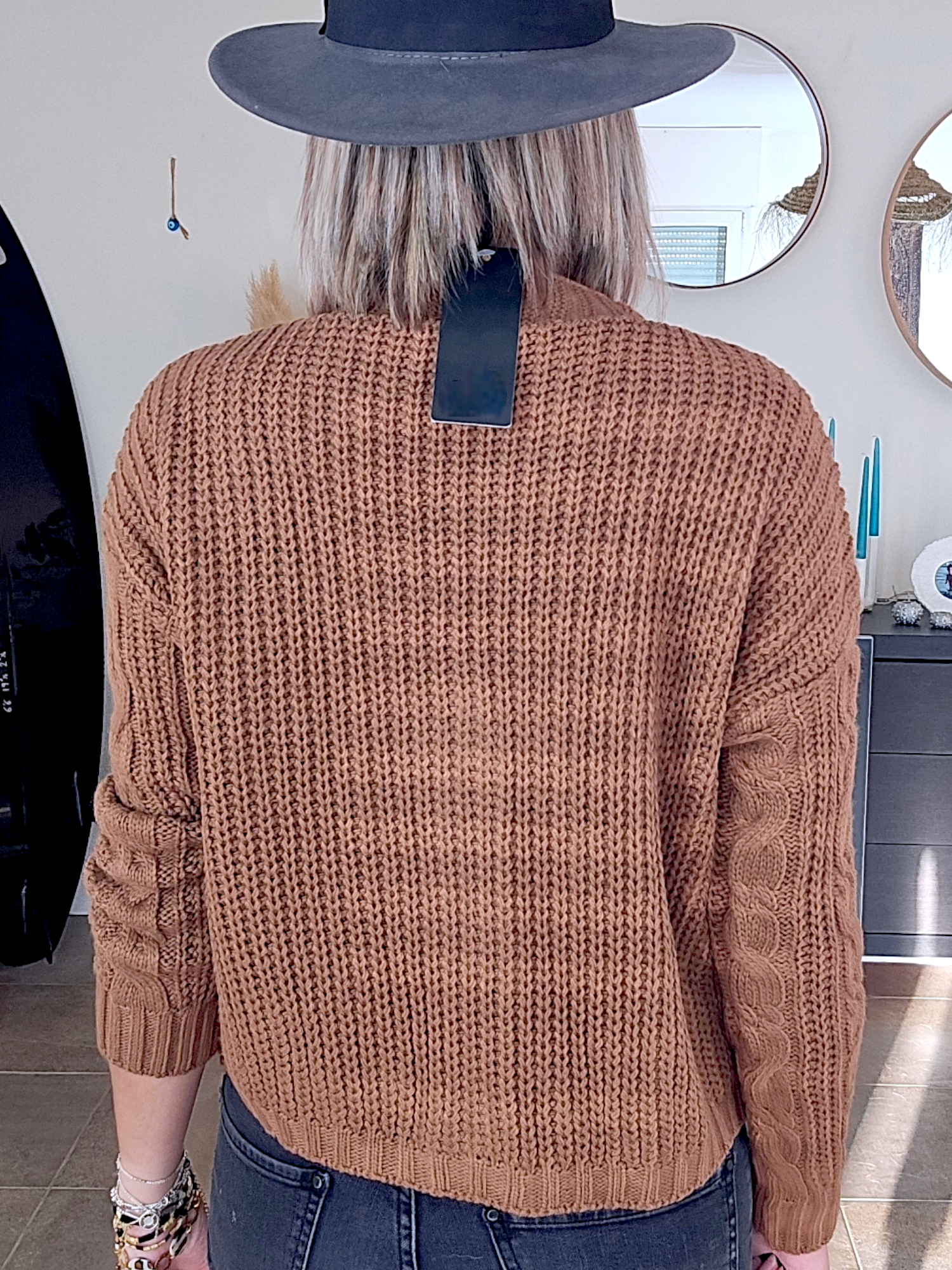 Cardigan col V