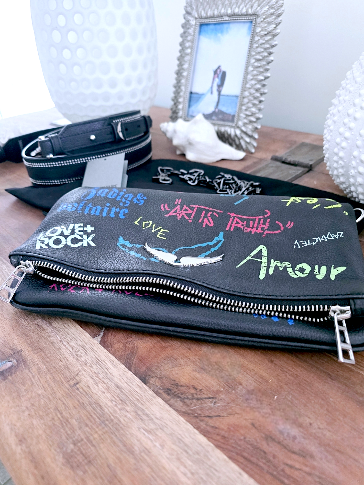 Sac cuir tags