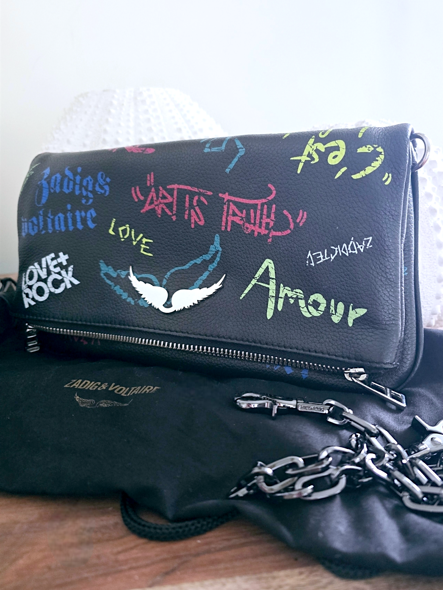 Sac cuir tags