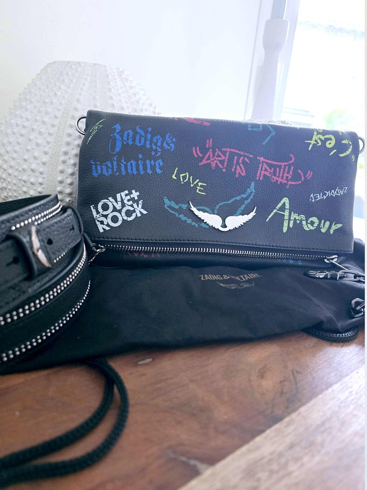 Sac cuir tags
