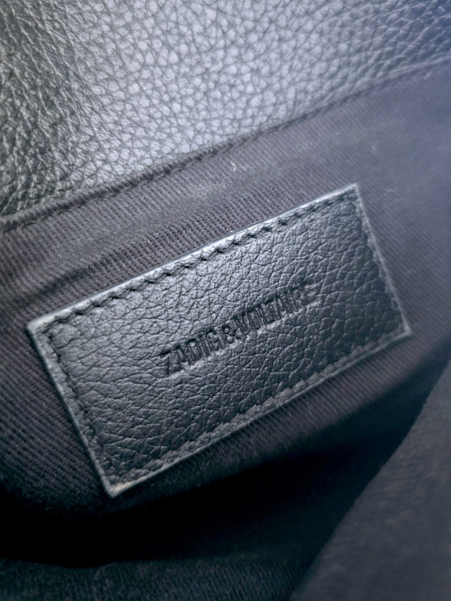 Sac cuir tags