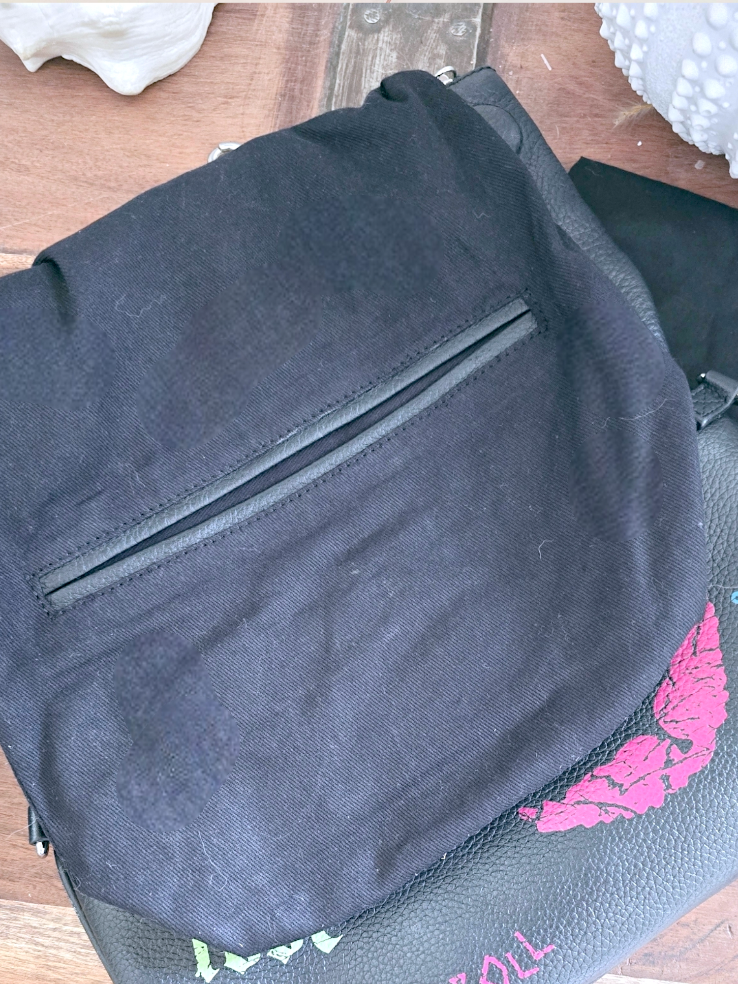 Sac cuir tags