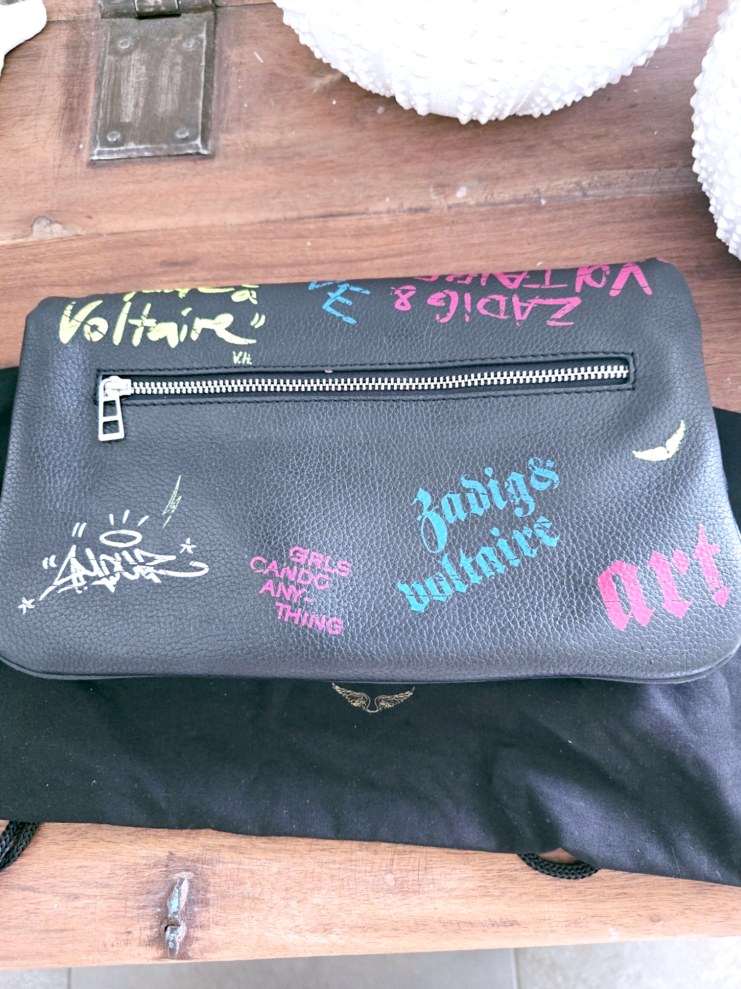 Sac cuir tags